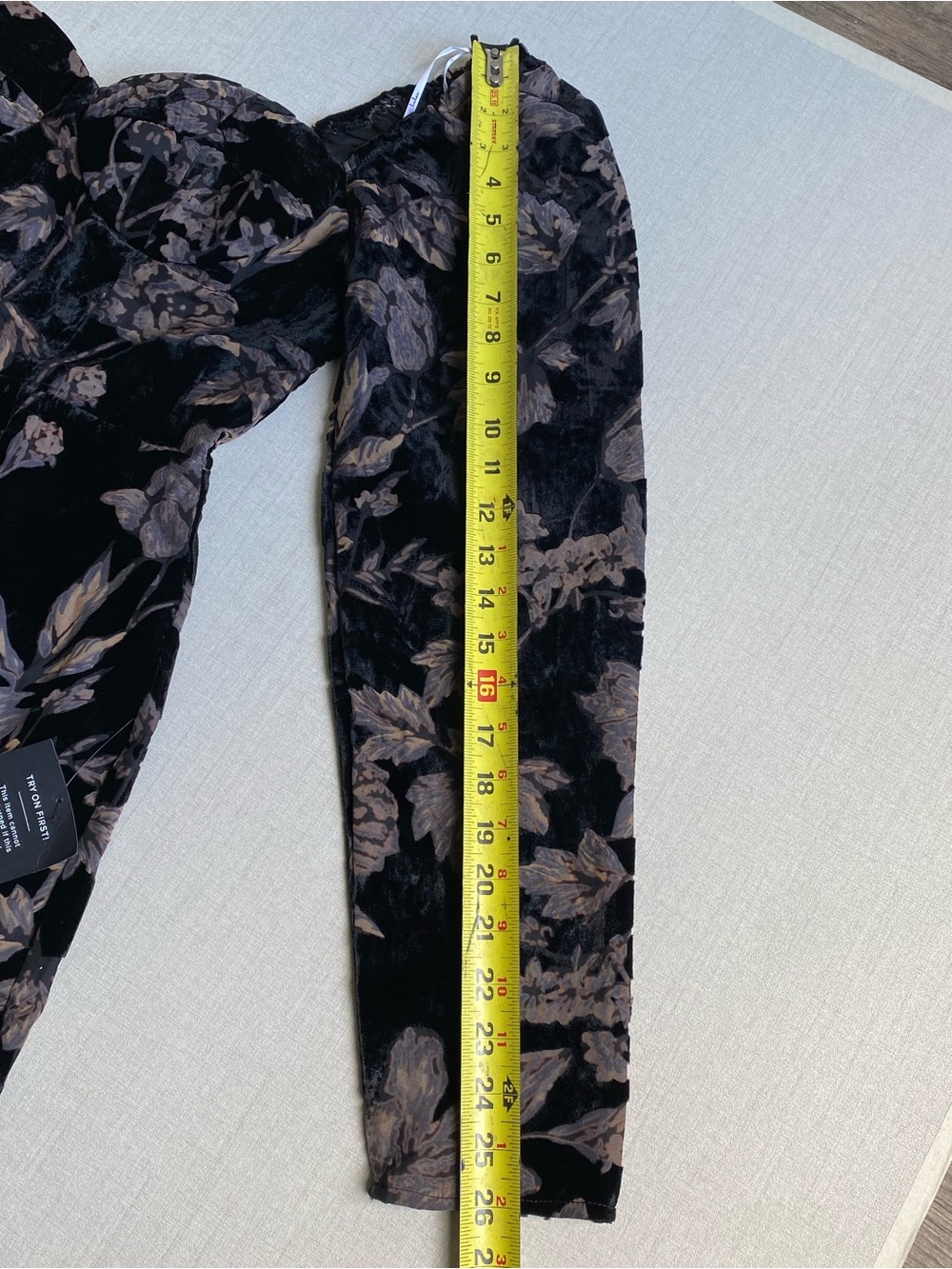 NWT Lulus Simply Decadent Black Floral Velvet Burnout Bustier Mini Dress Size XL - Picture 9 of 13